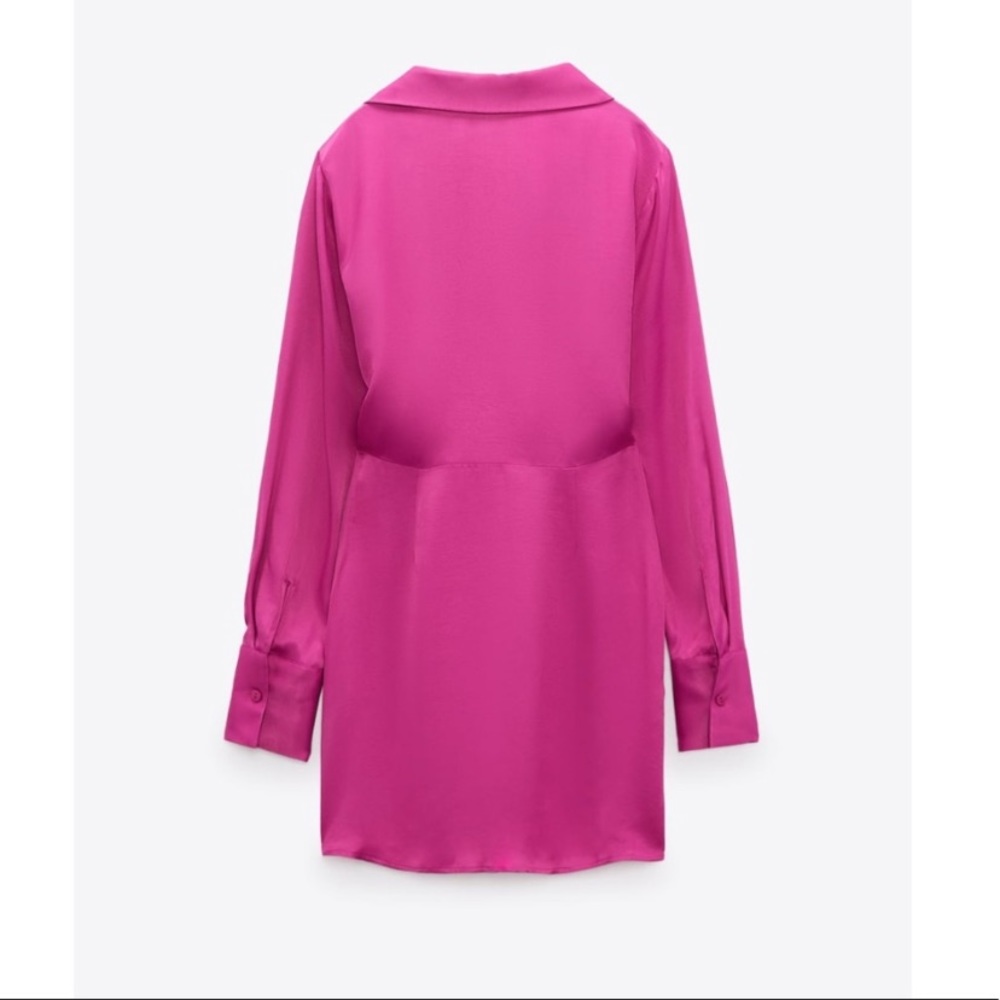 New with tags Zara satin dress. Size XXL - Picture 3 of 6